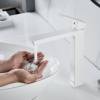 Смеситель для раковины Rose R1811C-1 высокий, белый фото 11