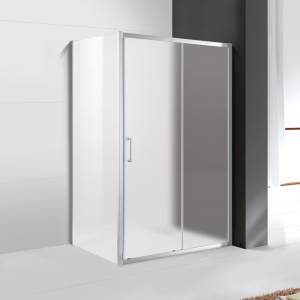 Душевой уголок Cezares MOLVENO-AH-11-150/90-P-Cr профиль хром, стекло матовое, 150x90x195