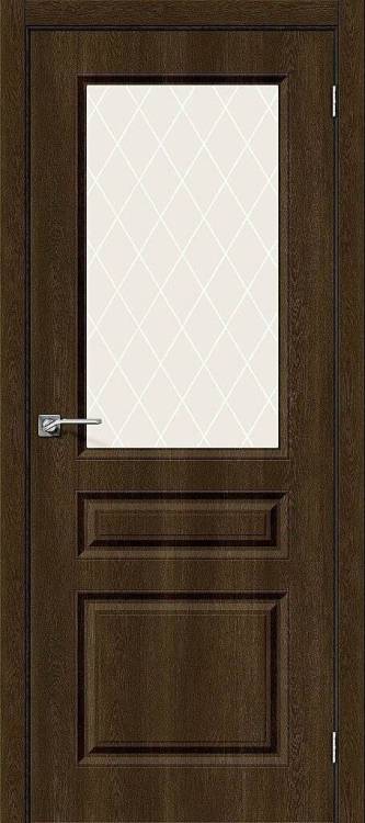 Межкомнатная дверь Bravo 146-0221 Скинни-15 Dark Barnwood 200x80