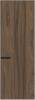 Межкомнатная дверь Profil Doors 1 AGN цвет профиля Черный, алюминиевая панель ясень горный 600x2000