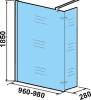 Душевая перегородка Weltwasser WW400 Walk-In 100G+30G фото 4