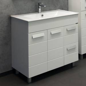 Тумба с раковиной Comforty Модена 90М 00-00001644 белый