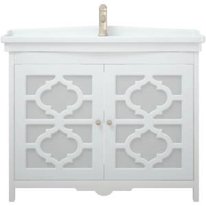 Тумба под раковину Corozo Манойр 85 SD-00000970 напольная, белый