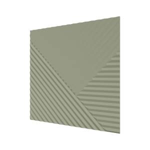 Стеновая квадратная панель МДФ Ликорн Пирамида фисташка 50x50x0.8