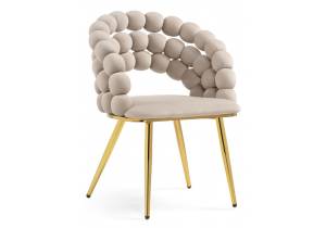 Стул Woodville Ball 15764 beige/gold