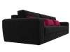 Прямой диван Лига Диванов Лига-008 Long 119077 черный, бордовый фото 4