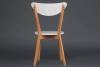 Стул Tetchair Maxi 10463 Белый+Натуральный ( Бук) 86x48.5x54.5 фото 5