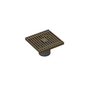 Душевой трап Watersense Eva W00423 бронза, 10x10