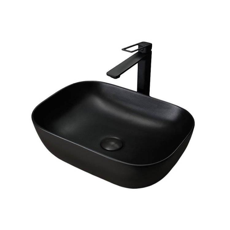 Раковина Gid Geométrico 53367 Bm1333 45 см, черная матовая