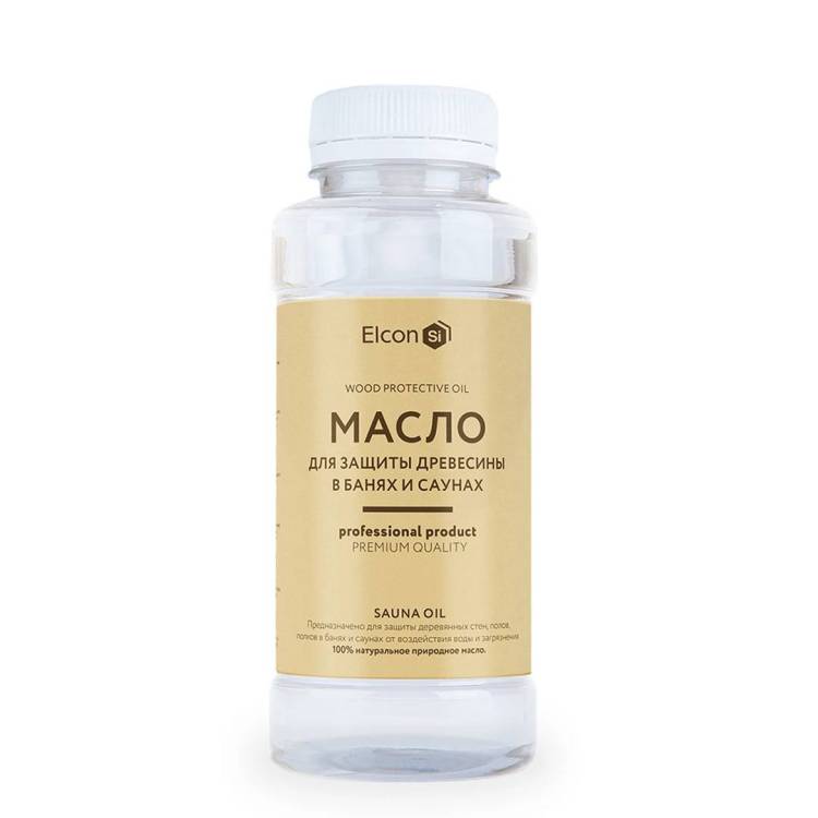 Масло для защиты древесины в банях и саунах Elcon Sauna Oil 0.25 л