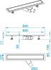 Душевой лоток RGW Shower Drain SDR-31B 60 см, черный фото 3