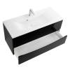 Тумба с раковиной Belbagno Marino MARINO-1100-2C-SO-NL-P 110x45x50 Nero Lucido подвесная с двумя выкатными ящиками фото 5