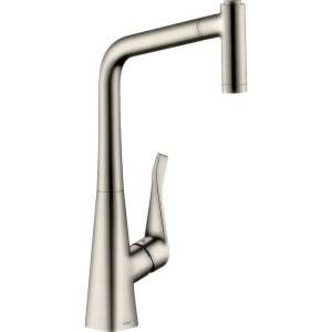 Смеситель для кухни Hansgrohe Metris 14780800 M71 сталь
