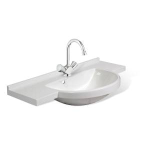 Раковина Эстет Куба ФР-00014941 90 см, белая матовая