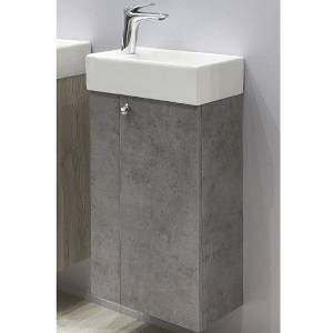 Тумба с раковиной Comforty Асти 40 00-00013669 бетон светлый