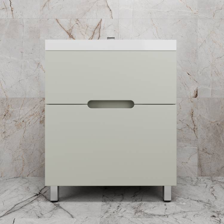 Тумба под раковину Style Line Матис 70 ЛС-00002435 напольная, олива, 70x82x45