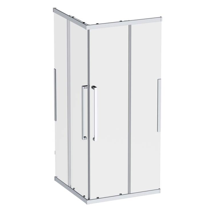 Душевой уголок Am.Pm Func W84G-403-9090-MT профиль хром, стекло прозрачное, 90x90