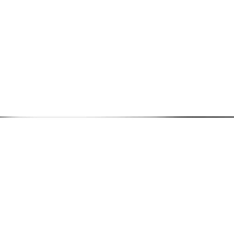 Бордюр Cersanit Metallic 15950 Металлический Глянцевый Серебристый 0.5x75