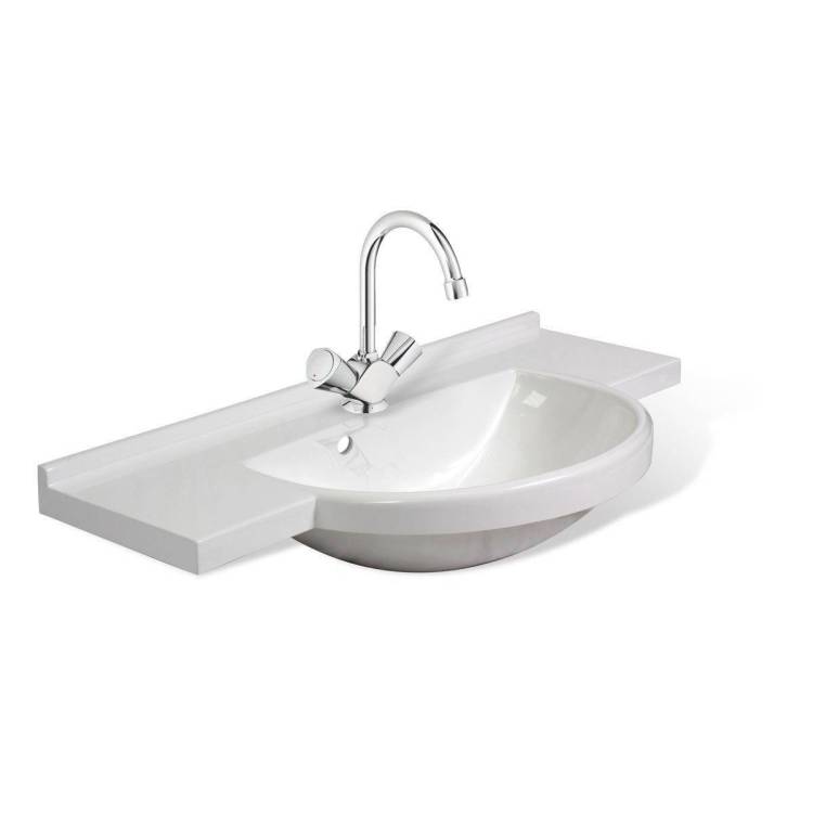 Раковина Эстет Куба ФР-00014941 90 см, белая матовая