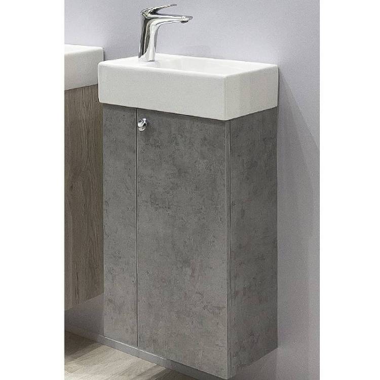Тумба с раковиной Comforty Асти 40 00-00013669 бетон светлый