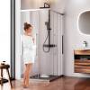 Душевой уголок Am.Pm Func W84G-403-12090-MT профиль хром матовый, стекло прозрачное, 120x90x200 фото 3