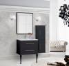 Зеркало Cezares Tiffany 45044 реверсивное, с подстветкой и подогревом, Nero Grafite, 73x90 фото 2