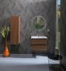 Тумба с раковиной Armadi Art Capolda 65 dark wood фото 2