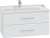 Мебель для ванной СанТа Омега 100 подвесная белая фото 4