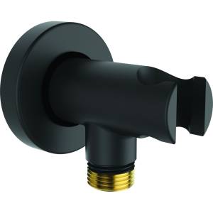 Шланговое подключение Bossini C12000.073 черный, с держателем