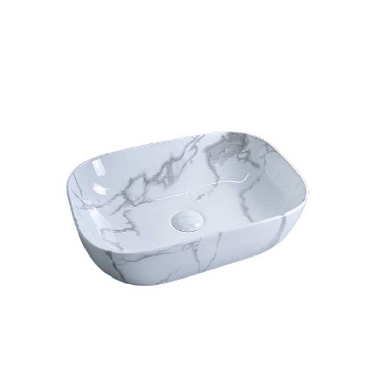 Раковина Gid Geométrico 54469 Mnc333C 45 см, под камень, глянцевая