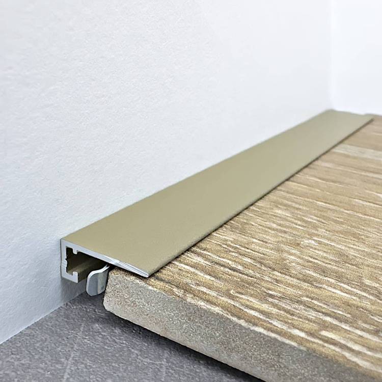 Микроплинтус TeckWood RAL 1035 М-6 Муар Шампань 2000x15x6