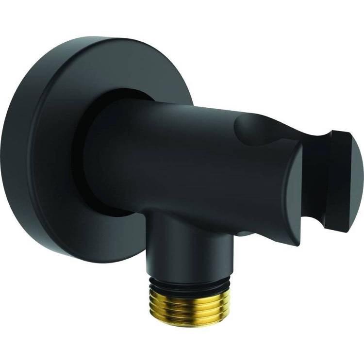 Шланговое подключение Bossini C12000.073 черный, с держателем