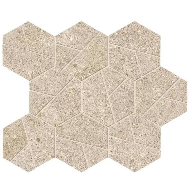 Мозаика Atlas Concorde Boost Stone A7CV Cream Mosaico Hex 25x28.5