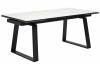 Стол Woodville Vasto 539688 итальянская керамика marbles KL-99 белый мрамор матовый/черный 180(260)x90x76