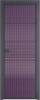 Межкомнатная дверь Profil Doors 5 AX цвет профиля Серая ночь, стекло безопасное 6 мм мору фиолетовое 600x2000