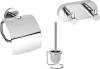 Набор Bemeta Omega Держатель туалетной бумаги 104112012 + Ершик 104113107 + Крючок 104405202