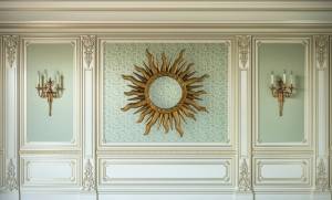 3D Фотообои Artegrafico «Аристократичный декор» DR-013 песок