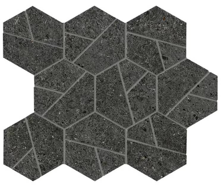 Мозаика Atlas Concorde Boost Stone A7C2 Tarmac Mosaico Hex 25x28.5