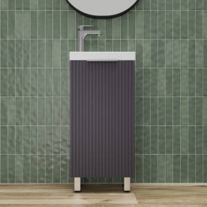 Тумба под раковину Style Line Соло ЛС-00002427 напольная, графит нубук, 40x72x22