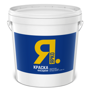 Краска фасадная Ярославские краски Ярко матовая белая 28 кг