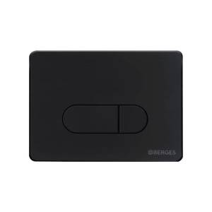Кнопка смыва Berges Novum 40035 D5 черный, матовый