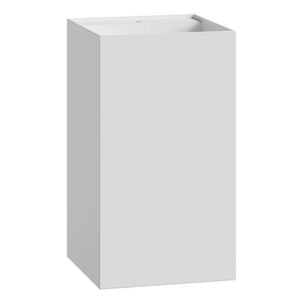 Раковина Armadi Art Cube 802-MW Corian напольная, 48 см, белая матовая