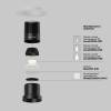 Встраиваемый светильник Technical Dip DL122-15W-4K-TRS-B фото 3