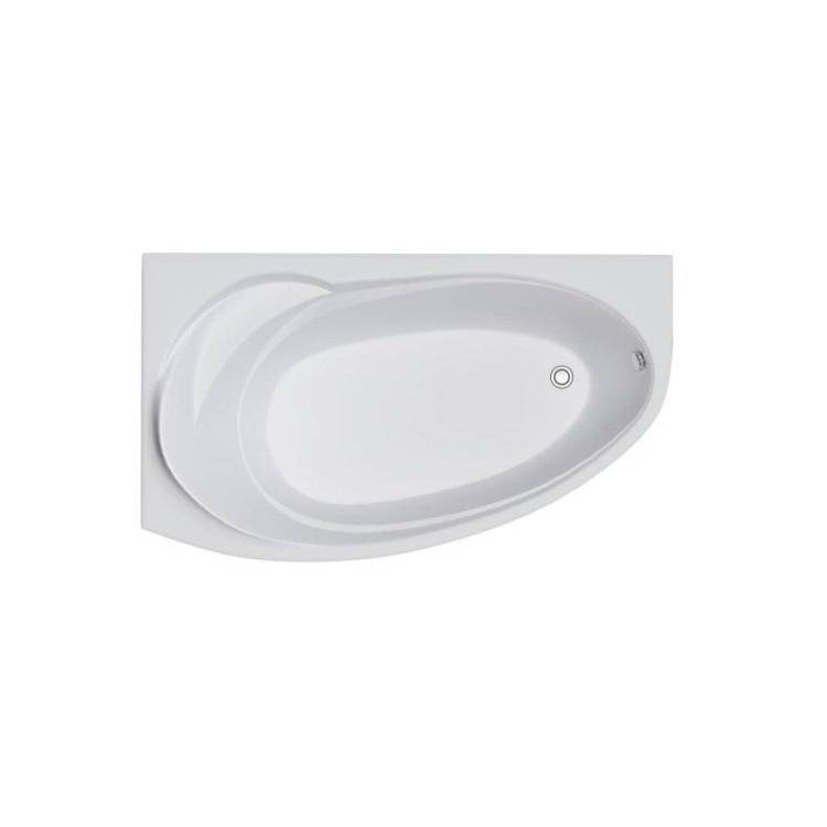 Акриловая ванна Creto Juliya 170x100 левая, с каркасом