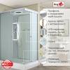 Душевая кабина AvaCan CK2912LED с подсветкой, 120x90x215 фото 3