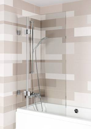 Шторка на ванну Riho Scandic G001155120 NXT X109V 950x1500 L Хром