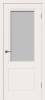 Межкомнатная дверь Владимирская Фабрика Дверей Flat 2 Ivory стекло White Cloud 900x2000