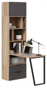 Стол письменный Трия Порто TRI_247983 Яблоня Беллуно/Графит софт