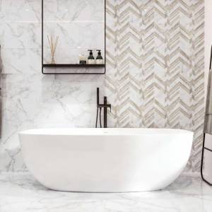 Golden Tile Marmo Bianco