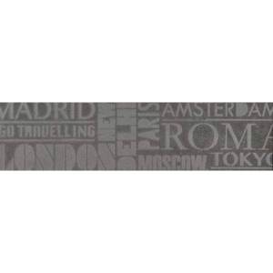 Керамогранит Kerama Marazzi Про Матрикс SBD013/DD3184 Антрацит Шрифты 15x60